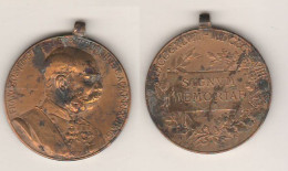 Austria Österreich Franz Joseph 50 Years Of Reign 1898 SIGNUM MEMORIAE Jubilee Memorial Medal - Austria