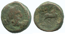 HORSE Antike Authentische Original GRIECHISCHE Münze 6.9g/18mm #NNN1381.9.D.A - Greek