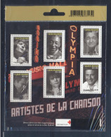 France 2011-Artistes De La Chanson M/Sheet - Unused Stamps