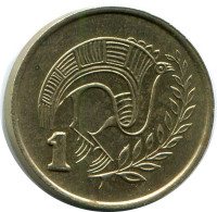 1 CENTS 1987 CHIPRE CYPRUS Moneda #AP326.E.A - Chypre