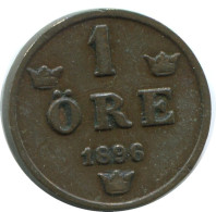 1 ORE 1896 SUECIA SWEDEN Moneda #AD233.2.E.A - Suède