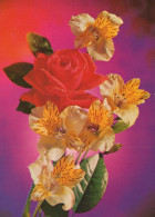 FLOWERS Vintage Postcard CPSM #PAS204.A - Flowers