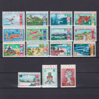 CAYMAN ISLANDS 1970, SG# 262-276, Maps, Animals, Birds, Fish, QEII, MNH - Kaaiman Eilanden