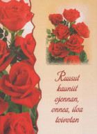 FLOWERS Vintage Postcard CPSM #PBZ834.A - Bloemen