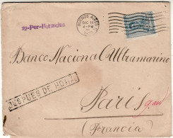 ARGENTINA 1920 LETTER SENT FROM BUENOS AIRES TO PARIS - Briefe U. Dokumente