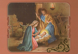 Virgen Mary Madonna Baby JESUS Christmas Religion Vintage Postcard CPSM #PBB982.A - Maagd Maria En Madonnas