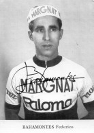 BAHAMONTES Frederico  -  Coureur Cycliste  - Dédicasse - Cycling