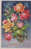 FLORES Vintage Tarjeta Postal CPA #PKE492.A - Flowers