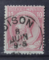 46 Avec Belle Oblitération Dison - 1883 Leopold II