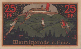 25 PFENNIG 1920 Stadt WERNIGERODE Saxony DEUTSCHLAND Notgeld Banknote #PF944 - Lokale Ausgaben