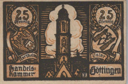 25 PFENNIG 1920 Stadt GoTTINGEN Hanover DEUTSCHLAND Notgeld Banknote #PG313 - [11] Emisiones Locales