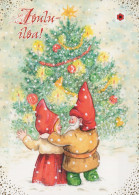 SANTA CLAUS CHRISTMAS Holidays Vintage Postcard CPSM #PAK124.GB - Santa Claus