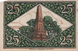 25 PFENNIG Stadt RHEINSBERG Brandenburg UNC DEUTSCHLAND Notgeld Banknote #PI937 - [11] Emissions Locales