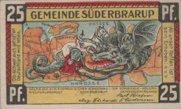 25 PFENNIG 1921 Stadt SÜDERBRARUP Schleswig-Holstein DEUTSCHLAND Notgeld #PF996 - [11] Lokale Uitgaven