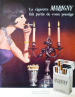 PUBLICITE Papier - PUB - Cigarette Marigny - Advertising