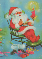 PÈRE NOËL NOËL Fêtes Voeux Vintage Carte Postale CPSM #PAK682.FR - Santa Claus