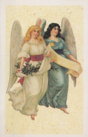 ANGE NOËL Vintage Carte Postale CPSMPF #PAG730.FR - Anges