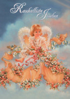 ANGEL Christmas Vintage Postcard CPSM #PBP582.GB - Angels