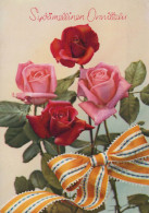 FLORES Vintage Tarjeta Postal CPSM #PAS546.ES - Fleurs