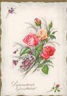 FLORES Vintage Tarjeta Postal CPSM #PAS006.ES - Flores