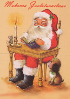 PAPÁ NOEL NAVIDAD Fiesta Vintage Tarjeta Postal CPSM #PAK676.ES - Kerstman