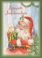 PAPÁ NOEL NAVIDAD Fiesta Vintage Tarjeta Postal CPSM #PAJ770.ES - Kerstman