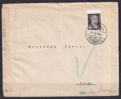 TURKEY. 1941/Galata, Dresdner Bank Instanbul/single-franking Envelope/censored. - Brieven En Documenten