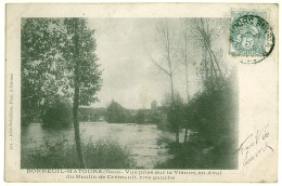 86 - B15513CPA - BONNEUIL-MATOURS - Vue Prise En Aval Du Moulin De Cremault - Carte Pionniere - Très Bon état - VIENNE - Other & Unclassified