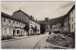 88 - B14769CPSM - ALLARMONT - Rue Principale Et Eglise, Hotel De L'arbre Vert - Très Bon état - VOSGES - Sonstige & Ohne Zuordnung