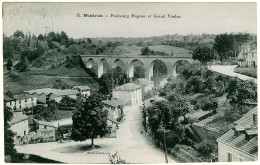 24 - B13964CPA - NONTRON - Faubourg Magnac Et Grand Viaduc - Parfait état - DORDOGNE - Nontron