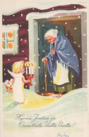 ENGEL WEIHNACHTSFERIEN Vintage Ansichtskarte Postkarte CPSMPF #PAG787.DE - Angels