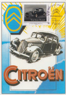 Carte   Maximum     FRANCE   Automobile  :  CITROËN   TRACTION   AVANT   2014 - Automobili