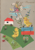 PASCUA POLLO HUEVO Vintage Tarjeta Postal CPSM #PBP202.ES - Easter