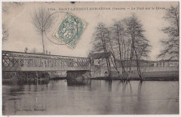 85 - B15855CPA - SAINT LAURENT SUR SEVRE - Le Pont Sur La Sevre - Bon état - VENDEE - Other & Unclassified