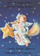 ANGELO Buon Anno Natale Vintage Cartolina CPSM #PAJ238.IT - Engel