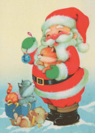 BABBO NATALE Natale Vintage Cartolina CPSM #PAJ558.IT - Kerstman