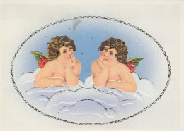 ANGELO Buon Anno Natale Vintage Cartolina CPSM #PAH033.IT - Angels