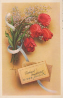 FLOWERS Vintage Ansichtskarte Postkarte CPSMPF #PKG073.DE - Flowers