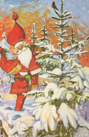 Neujahr Weihnachten GNOME Vintage Ansichtskarte Postkarte CPSMPF #PKD882.DE - New Year