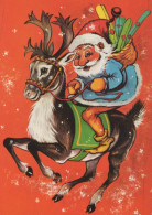 WEIHNACHTSMANN SANTA CLAUS Neujahr Weihnachten Vintage Ansichtskarte Postkarte CPSM #PBL212.DE - Santa Claus