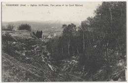 60 - B30409CPA - VERBERIE - Eglise Saint Pierre, Vue Prise De La Cave Mahon - Assez Bon état - OISE - Verberie