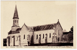 16 - B24138CPA - BIOUSSAC - RUFFEC - L' Eglise Reconstruite En 1863 - Parfait état - CHARENTE - Ruffec