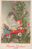 Buon Anno Natale GNOME Vintage Cartolina CPSMPF #PKD946.IT - Año Nuevo