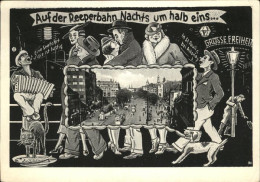 71489528 St Pauli Reeperbahn Karikatur St. Pauli - Altri & Non Classificati