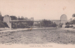 04 / GREOUX LES BAINS / PONT SUSPENDU SUR LE VERDON - Gréoux-les-Bains