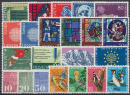 Schweiz, MiNr. 918-939, Jahrgang 1970, Postfrisch - Other & Unclassified