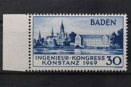 Franz. Zone Baden, MiNr. 46 II, Postfrisch, BPP Signatur - Autres & Non Classés