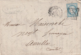 Lettre De Angoulême à Aurillac LAC - 1849-1876: Klassik