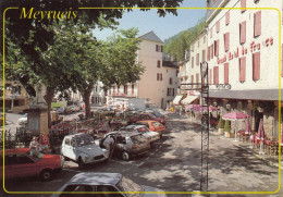 MEYRUEIS (Lozère): Place D'Orléans - Voitures - Meyrueis