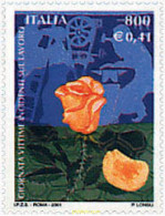 90854 MNH ITALIA 2001 DIA DE LAS VICTIMAS EN ACCIDENTES LABORALES - 1. ...-1850 Prephilately